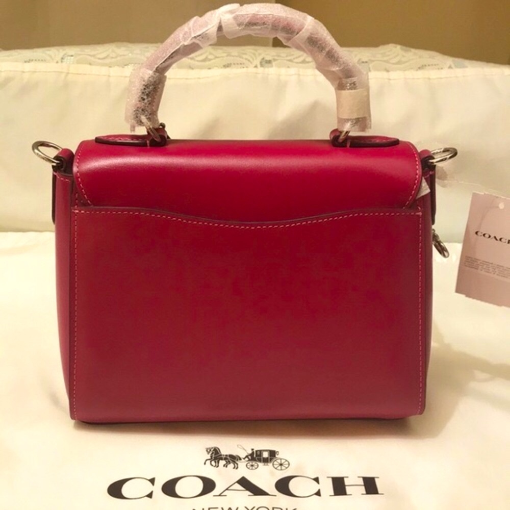 Silver/Bright Violet Morgan Top Handle Satchel BNWT - Picture 4 of 12